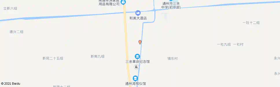 南通三余油厂_公交站地图_南通公交_妙搜公交查询2025