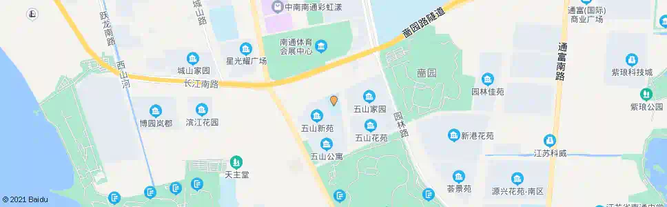 南通五山小学_公交站地图_南通公交_妙搜公交查询2025
