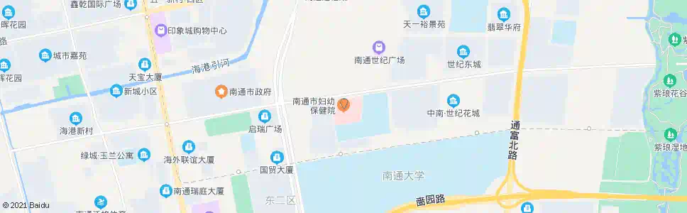 南通妇幼保健医院_公交站地图_南通公交_妙搜公交查询2025