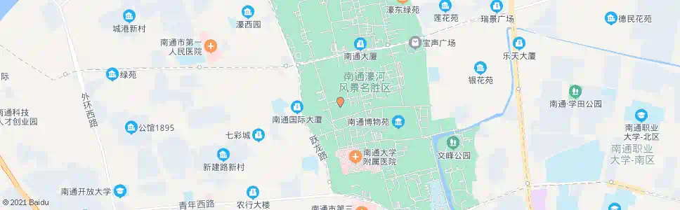 南通南大街沈寿艺术馆_公交站地图_南通公交_妙搜公交查询2025