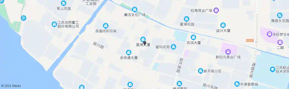 南通中兴街办_公交站地图_南通公交_妙搜公交查询2025