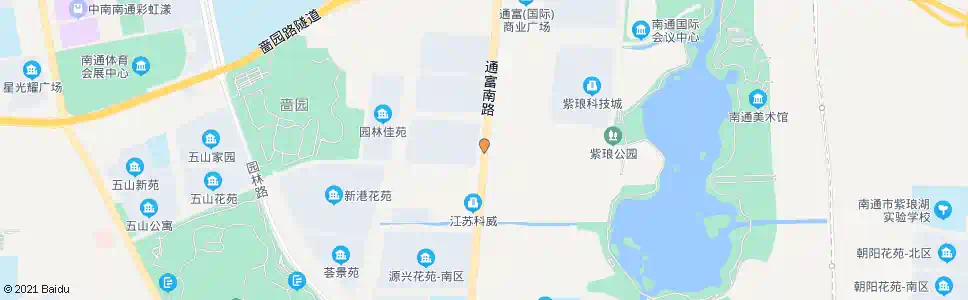南通通富路朝阳路口_公交站地图_南通公交_妙搜公交查询2025