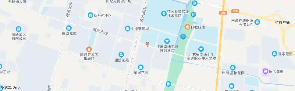 南通天星湖中学_公交站地图_南通公交_妙搜公交查询2025