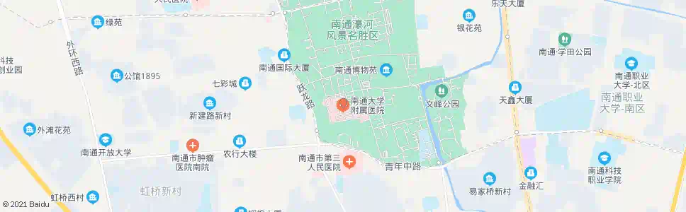 南通南通附属医院_公交站地图_南通公交_妙搜公交查询2025