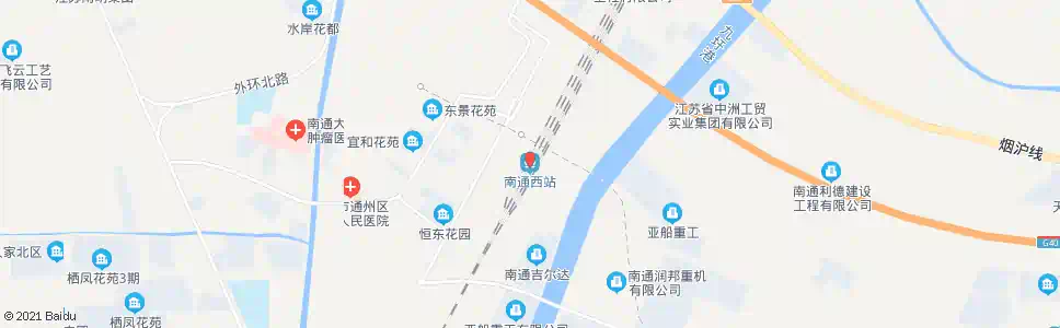 南通江通路国强路西_公交站地图_南通公交_妙搜公交查询2025