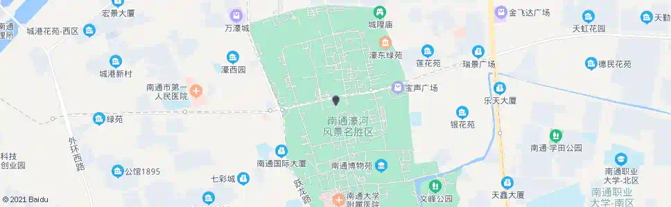 南通钟楼广场_公交站地图_南通公交_妙搜公交查询2025