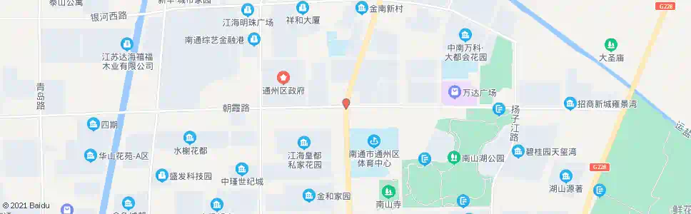 南通通掘路朝霞路口_公交站地图_南通公交_妙搜公交查询2025