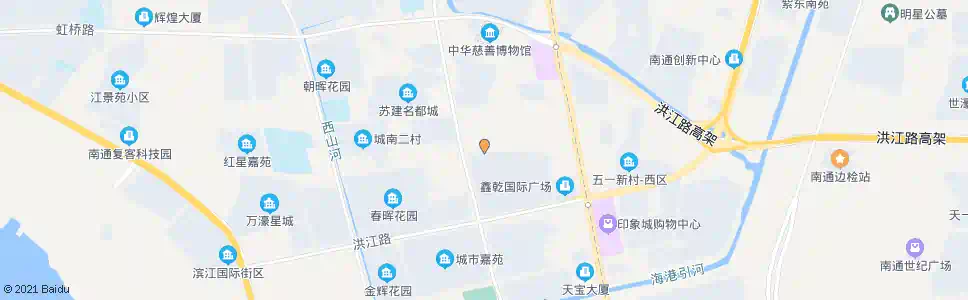 南通锦安花园南_公交站地图_南通公交_妙搜公交查询2025