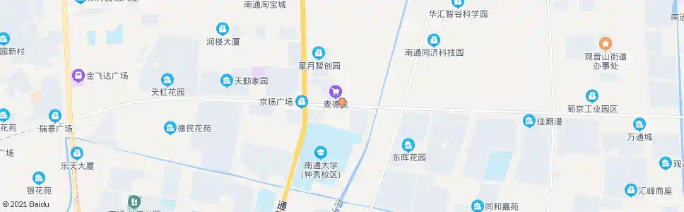 南通麦德龙_公交站地图_南通公交_妙搜公交查询2025