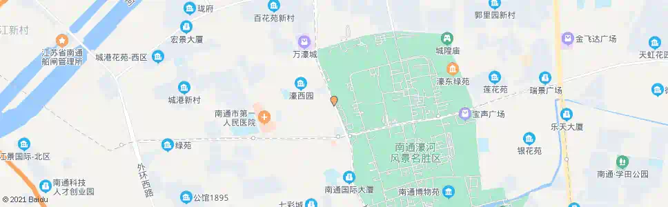 南通盆景园_公交站地图_南通公交_妙搜公交查询2025
