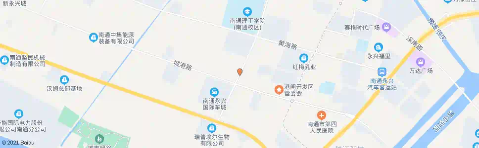 南通永兴路城港路北_公交站地图_南通公交_妙搜公交查询2025