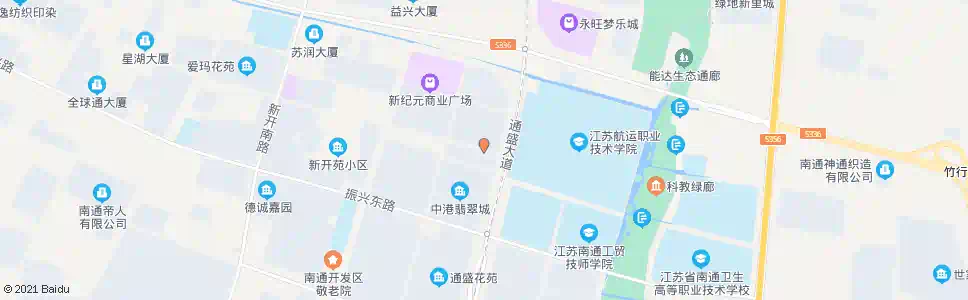 南通上海路通盛大道西_公交站地图_南通公交_妙搜公交查询2025