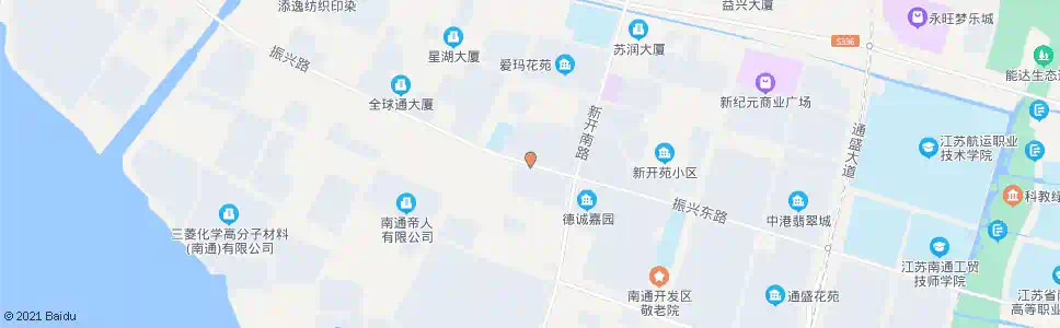南通富新新村_公交站地图_南通公交_妙搜公交查询2025