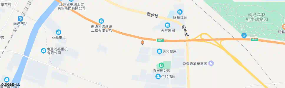南通树西路集安路南_公交站地图_南通公交_妙搜公交查询2025