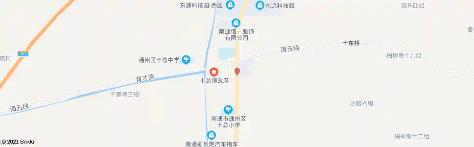 南通十总_公交站地图_南通公交_妙搜公交查询2025