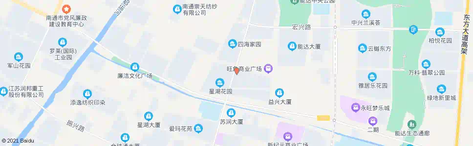南通四海家园南_公交站地图_南通公交_妙搜公交查询2025