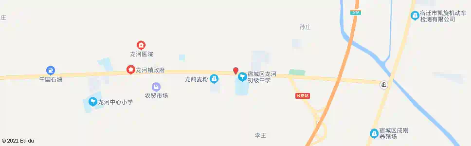 宿迁龙河二中_公交站地图_宿迁公交_妙搜公交查询2025