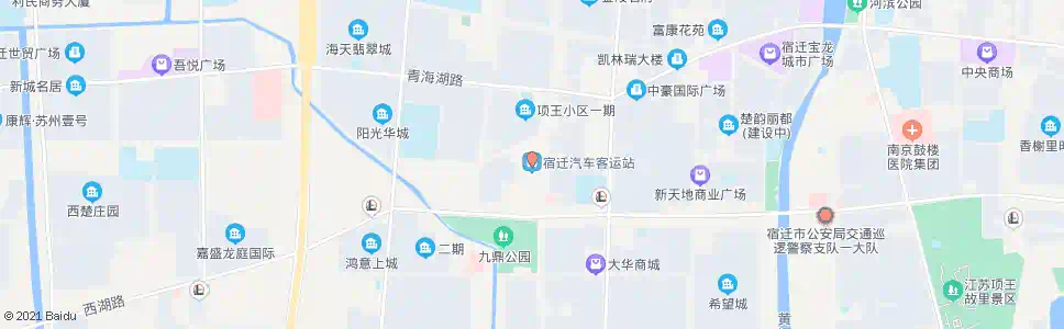 宿迁新区汽车站_公交站地图_宿迁公交_妙搜公交查询2025