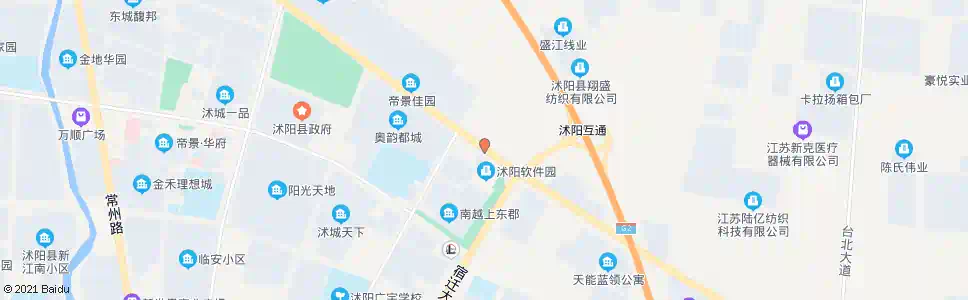 宿迁沭阳软件产业园_公交站地图_宿迁公交_妙搜公交查询2025