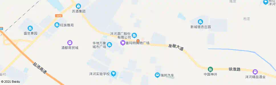 宿迁洋河医院_公交站地图_宿迁公交_妙搜公交查询2025