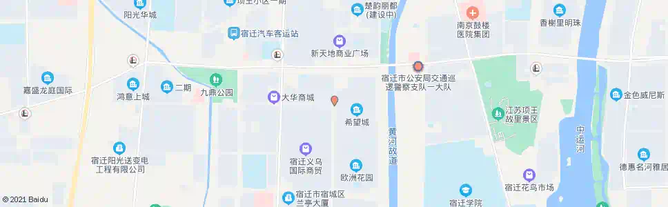 宿迁希望城_公交站地图_宿迁公交_妙搜公交查询2025