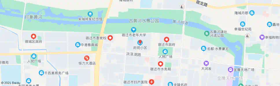 宿迁府苑小区_公交站地图_宿迁公交_妙搜公交查询2025