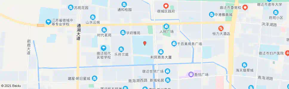 宿迁宿迁中学_公交站地图_宿迁公交_妙搜公交查询2025