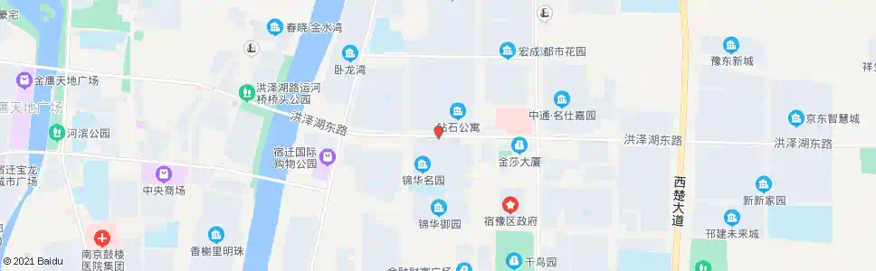 宿迁锦华名园_公交站地图_宿迁公交_妙搜公交查询2025