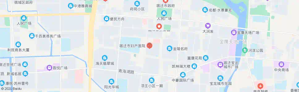 宿迁妇产医院_公交站地图_宿迁公交_妙搜公交查询2025