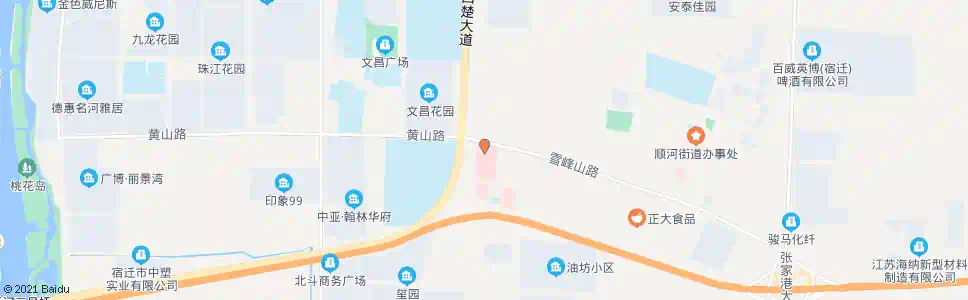 宿迁精神病院_公交站地图_宿迁公交_妙搜公交查询2025