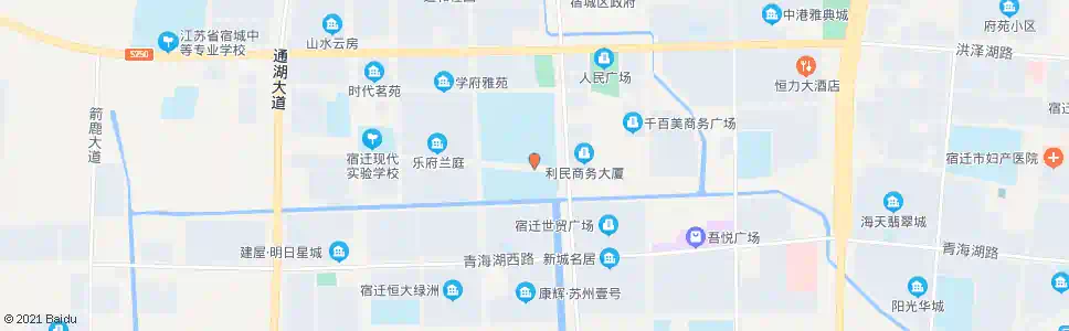 宿迁宿迁中学新校区_公交站地图_宿迁公交_妙搜公交查询2025