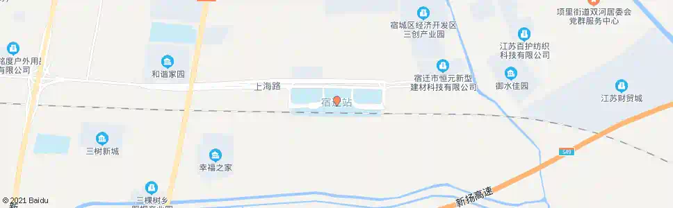 宿迁官宜_公交站地图_宿迁公交_妙搜公交查询2025