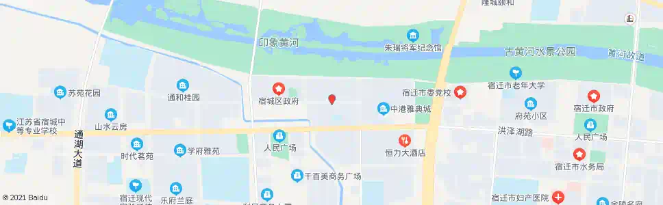 宿迁银河花园_公交站地图_宿迁公交_妙搜公交查询2025