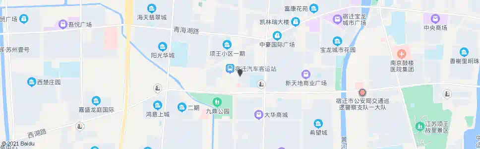 宿迁聚龙花园_公交站地图_宿迁公交_妙搜公交查询2025