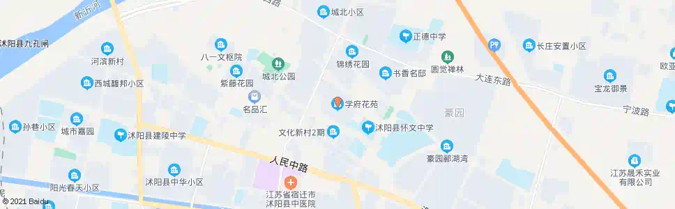 宿迁学府花苑小区_公交站地图_宿迁公交_妙搜公交查询2025