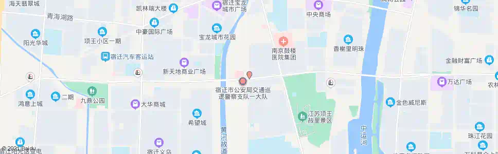 宿迁康宁医院_公交站地图_宿迁公交_妙搜公交查询2025