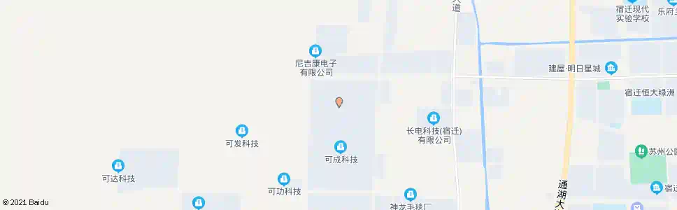 宿迁可成科技A区_公交站地图_宿迁公交_妙搜公交查询2025