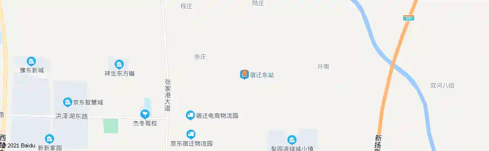 宿迁河东_公交站地图_宿迁公交_妙搜公交查询2025
