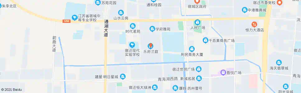 宿迁乐府兰庭_公交站地图_宿迁公交_妙搜公交查询2025