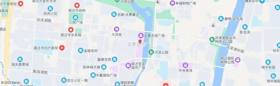 宿迁金鹰国际购物中心_公交站地图_宿迁公交_妙搜公交查询2025