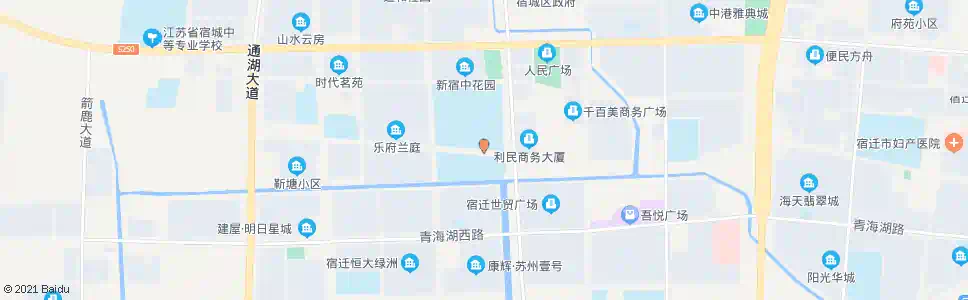 宿迁宿中新校区_公交站地图_宿迁公交_妙搜公交查询2025