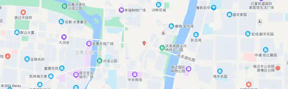 宿迁二院_公交站地图_宿迁公交_妙搜公交查询2025
