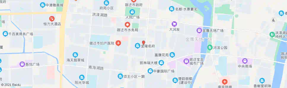 宿迁金陵名府东门_公交站地图_宿迁公交_妙搜公交查询2025
