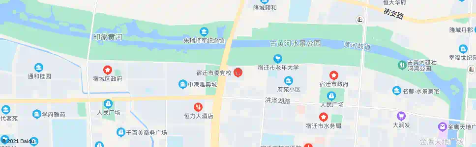 宿迁市委党校_公交站地图_宿迁公交_妙搜公交查询2025
