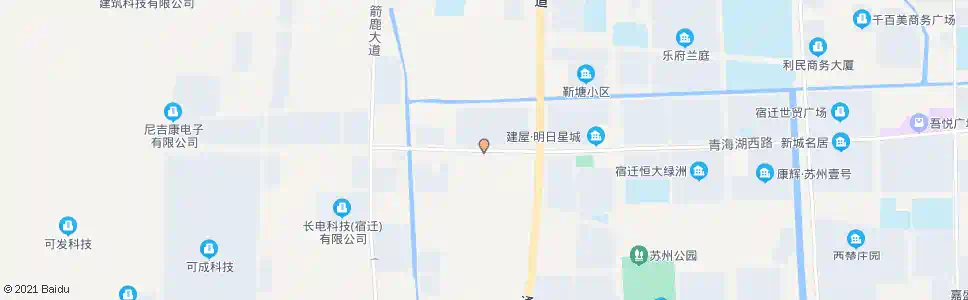 宿迁宿城新区管委会_公交站地图_宿迁公交_妙搜公交查询2025