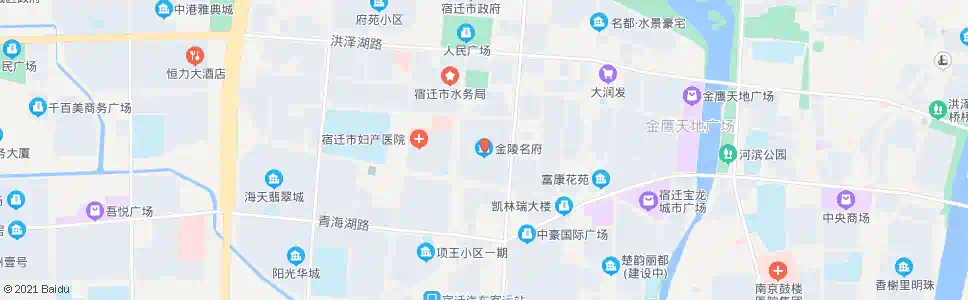 宿迁金陵名府_公交站地图_宿迁公交_妙搜公交查询2025