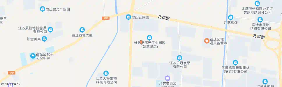 宿迁娃哈哈集团_公交站地图_宿迁公交_妙搜公交查询2025