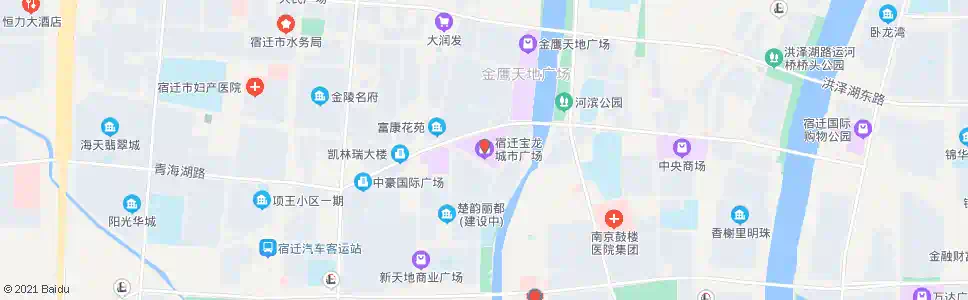 宿迁宝龙广场_公交站地图_宿迁公交_妙搜公交查询2025