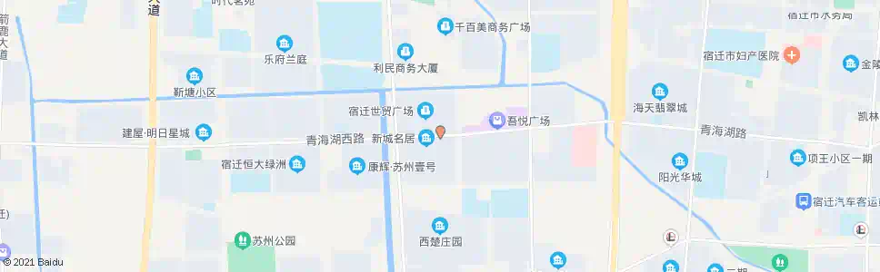 宿迁浙富世贸广场_公交站地图_宿迁公交_妙搜公交查询2025