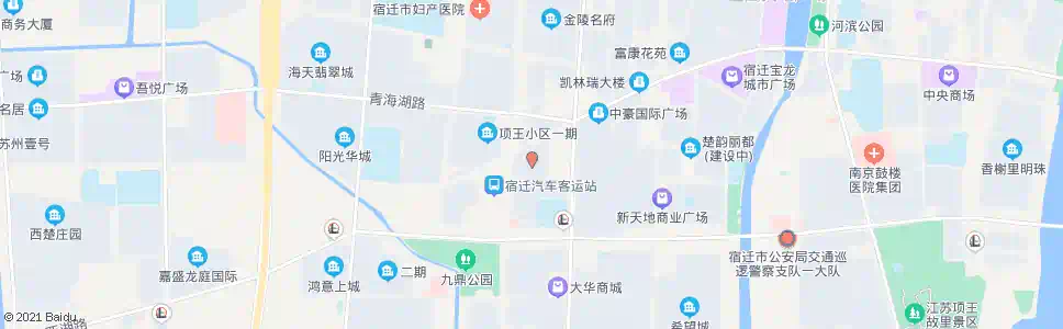 宿迁城宇广场_公交站地图_宿迁公交_妙搜公交查询2025